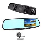 Generic Rear-view Mirror In Car Camera DVR Dual Dash Cam - image 5