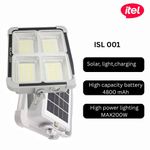 itel Solar Flood Light, Dual Brightness, Outdoor