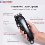 Sonik Rechargeable Full Head Clipper With Led Battery Display - image 3