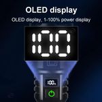 product_image_name-Generic-10W  laser flashlight, USB charging, high-power flashlight, super bright battery display, waterproof, power-off-3