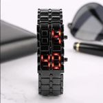 product_image_name-Fashion-Unisex Luxury LED Lava Wristwatch – Red & Blue Digital Display, Modern Sport Watch for Men & Women-3