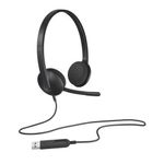 Logitech H340 USB Stereo Headset With Noise-Cancelling Mic For Windows And Mac