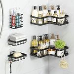 Bathroom Shower Storage Organizer 5-in-1