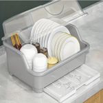 product_image_name-Generic-Kitchen Drawer Organizer With Lid And Drainer Plastic-1