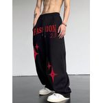 Well deign black pant