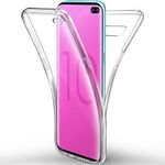 Samsung Galaxy S10 Plus 360 Degree Silicone Protection Transparent Front & Back Case