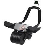 Generic 2-Wheel Abdominal Roller With Knee Pad High-Performance Exercise - image 2