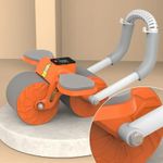 Generic 2-Wheel Abdominal Roller With Knee Pad High-Performance Exercise - image 3