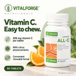 Vitality NeoLife Chewable All-C Vitamin C Supplement - 90 Tablets - image 2