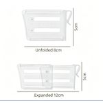 Generic Adjustable Drawer Divider Clips Fridge Organizer Multipurpose Storage Separator 8PCS - image 8