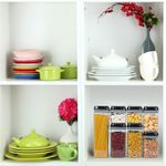 Generic 7 Airtight Food Storage Containers-Clear Plastic-Great Lids - image 5