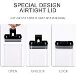 Generic 7 Airtight Food Storage Containers-Clear Plastic-Great Lids - image 7