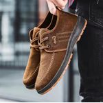 product_image_name-Men'S-brown Sneakers for walking Breathable sneakers flexible Lace up -5