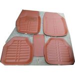 product_image_name-Generic-Car Leather Foot Mat, Complete Set - 5Pcs-2