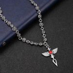 vintage-style sliver necklace