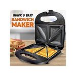 Generic Sonik 2 Slice Compact Non Stick Sandwich Toaster And Panini Maker