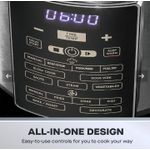 product_image_name-Daewoo-6L 2-in-1 Digital Air Fryer Pressure Cooker - 1500W-4