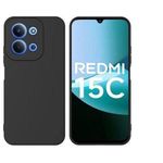 Generic Silicon Back Case for REDMi 15cC - Black