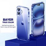 iPhone 16 Plus Sleek Design Clear Case –Drop Protection with Camera Guard