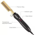 Generic 2-in-1 Electric Hot Comb Straightener – Detachable Pressing Comb with Adjustable Heat Settings - image 3