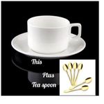 Tea Cup and Saucer Set__ 6 cups & 6 Saucers 