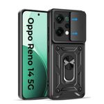 Armor defender back case for oppo Reno 14 5g - black 