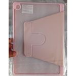 Generic 360° Rotation Leather Smart Case for Samsung Galaxy Tab A11/A9 (8.7-Inch) - Pink