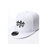 Royal Design Baseball/Face Cap - White 
