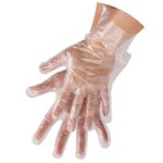 product_image_name-Generic-100pcs Disposable Poly Transparent Hand Gloves-3