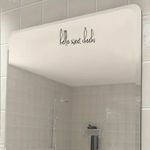 Generic 2pcs /Set Mirror Decorative Stickers Hello Sweet Cheeks - image 3