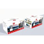 2pcs Original Solar Powered Dual Lens PTZ CCTV Camera V380