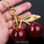 Keychain Fashionable Cherry Keychain, Premium-Feel Cherry Bag Charm, Exquisite Pendant