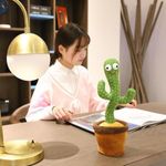 Generic Dancing Talking Cactus Doll Toy Speak Record Repeat Sound - image 3