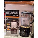 Portable and rechargeable double blade juicer and blender 1000ml