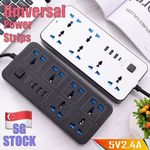 ELECTRIC EXTENTION SOCKET WITH USB PORT
