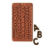 Silicone Chocolate Alphabet Letter Mold Nonstick Chocolate Mould 1pc