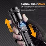 Generic Rechargeable High-Power LED Flashlight –Zoomable, Long-Range Torch Light - image 2