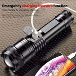Generic Rechargeable High-Power LED Flashlight –Zoomable, Long-Range Torch Light - image 3