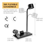 MDHL 4-in-1 Wireless Charging Audio Desk Lamp - 15W - image 3