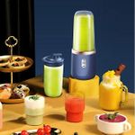 Generic 400ML Portable Refillable Blender with Extra Cup 6 Blades Multifunction Juice Blender - image 4