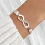 product_image_name-Fashion-Ladies Elegant Crystal Bracelet With Diamonds Gold Bracelets Gift For Women-4