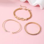 product_image_name-Fashion-Ladies Elegant Crystal Bracelet With Diamonds Gold Bracelets Gift For Women-5