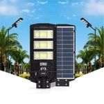 Generic Integrated All-in-One Solar Street Light with a 4G/WiFi PTZ Security Camera. 600w