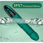 product_image_name-Generic-Realistic Vibrator Dildo Sex Toys - Adult Toys with LED Display for Women G Spot Stimulation - SOFT Silicone Dildo Vibrator Strong Clitoral Stimulator -2