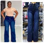 Palazzo Ladies Jeans Blue