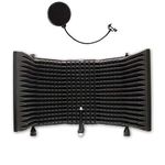 Generic  Adjustable Microphone Isolation Shield With Pop Filter