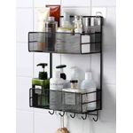 Multifunctional Rack Shelf Above Close Stool-Free Punching