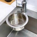 Generic Stainless steel kitchen Sink Filter Basket Separate Anti-Leakage Drain Bowl Versatile Filter Basket