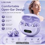 Generic Wireless Bluetooth 5.3 Smart Touch Control Earpods Earphones - 360° HiFi Stereo Sound Earbuds - image 4