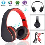 Foldable Blutooth  Headphone Audio Gaming Headset Wireless